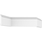 Ekena Millwork WM163E - 5"H x 1/2"P x 96"L Speed Base Moulding, PVC WM163EX96SWPV - alternate 4